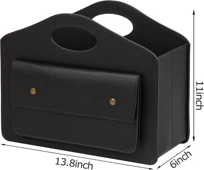 HofferRuffer Magazine Basket Holder, Foldable Magazine Rack, Document File - Image 7