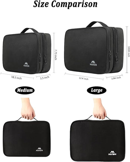 MATEIN Cable Organizer Bag, Large Travel Storage Bag Sturdy Tool Case - Image 2