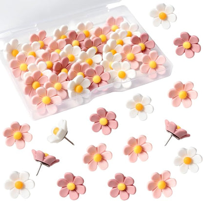 30Pcs Decorative Flower Push Pins by Unknown