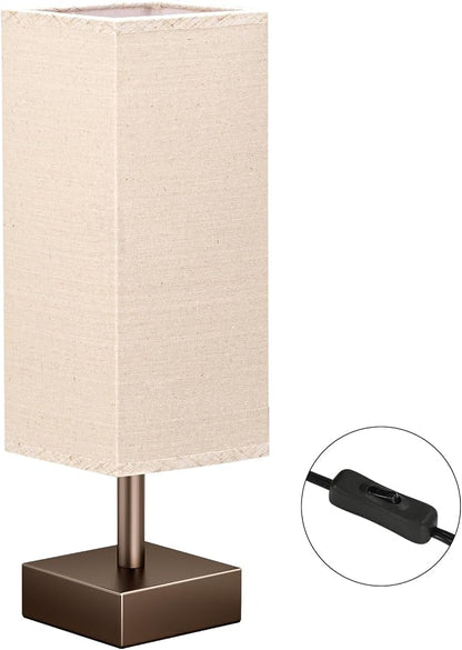 aooshine Brown Small Table Lamp - Image 2