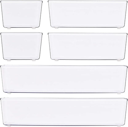 Simple Houseware Clear Drawer Organizer - Image 2