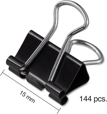 Staples Mini Binder Clips, 0.25" Capacity, 144 Pack – Extra‑Small Clips - Image 5