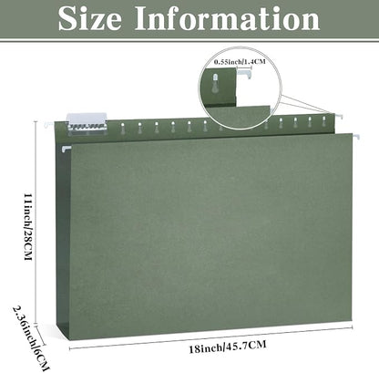 25 Pack 11×17 Expanding Hanging File Folders - Image 2
