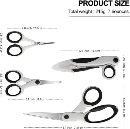 SCAIKTIG Premium Sewing Scissors Bundle, Dressmaking, Arts&Craft Supplies - Image 3