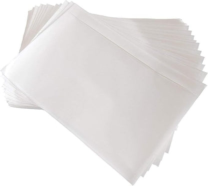 7.5" x 5.5" Clear Self-Adhesive Top Loading Packing List/Shipping Label - Image 2