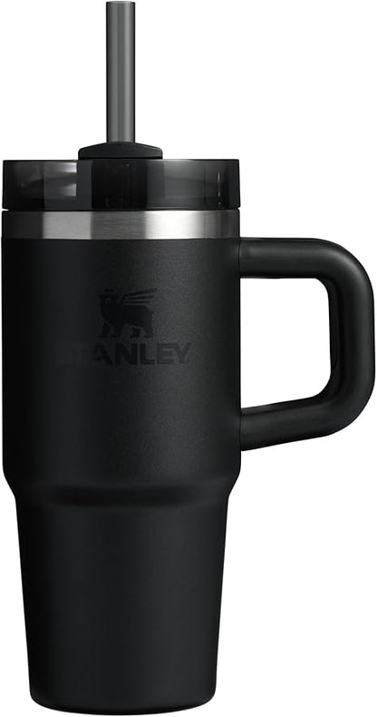 STANLEY Quencher H2.0 Flow State Tumbler, 14 oz, Black 2.0 | Handle and Straw | 3-Position Lid | Cup Holder Compatible for Travel | Insulated Stainless Steel Cup | BPA-Free by Unknown