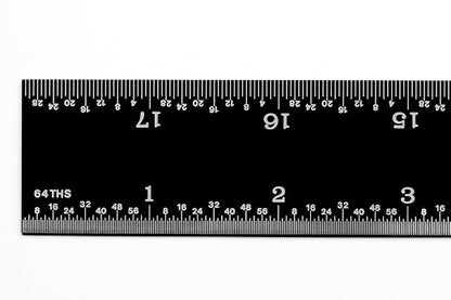 PEC Tools 18" Rigid Metal Ruler, Stainless Steel - Image 4