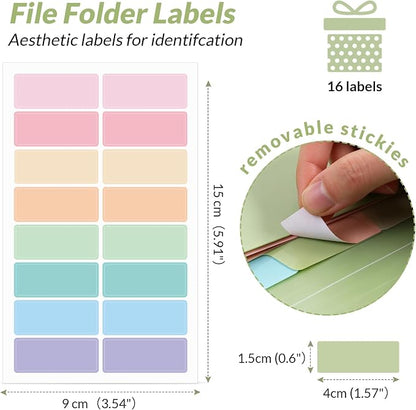 SKYDUE Cute Accordion File Organizer, Expanding File Folder - Image 3