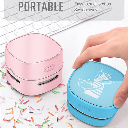 ODISTAR Desktop Vacuum Cleaner, Mini Table dust Sweeper Energy Saving, High - Image 3