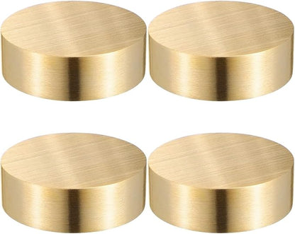 NOLITOY 4Pcs Solid Brass Paperweights, 1.57" Mini Metal Weights by NOLITOY