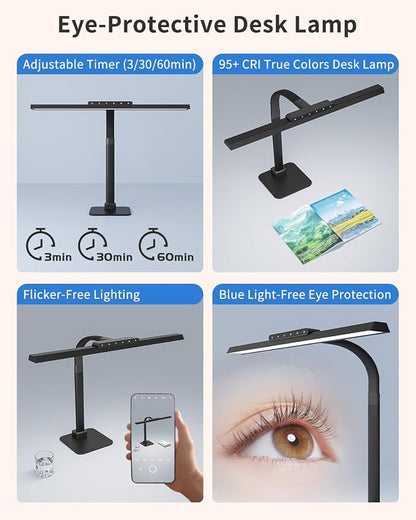 Architect Desk Lamp for Home Office, Bright Gooseneck Light - Image 6