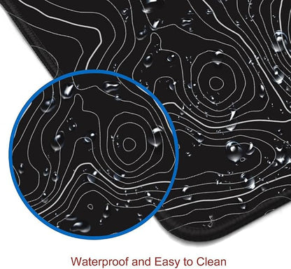 Gaming Mouse Pad, Large Topographic Mouse Pads - Image 4