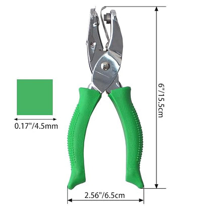 2 Pack Handheld Single Hole Mini Puncher 1/4 and 1/8 Inches Circle - Image 2