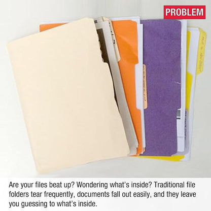 Ultimate Office PocketFile™ Clear Poly Document Folder Project Pockets - Image 2