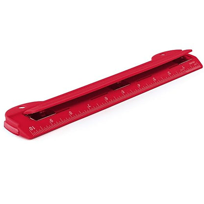 3 Hole Punch Red, Portable Hole Puncher by Enday