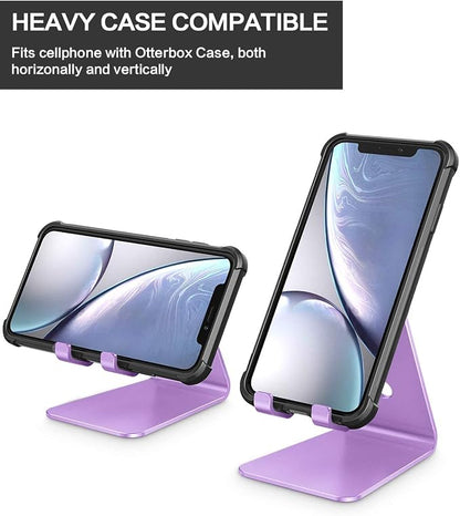 OMOTON Adjustable Cell Phone Stand, C2 Aluminum Desktop Phone Holder Dock - Image 6