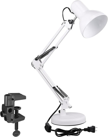 TORCHSTAR Metal Desk Lamp, Adjustable Swing Arm, by TORCHSTAR