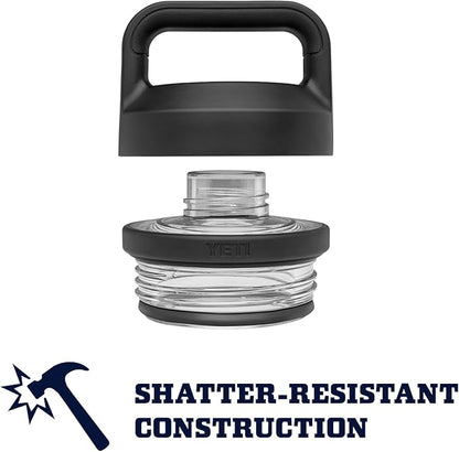 YETI Rambler 18 oz Bottle, Vacuum Insulated, Stainless Steel with Chug Cap, Black - Image 4