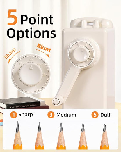 ZMOL Manual Hand Crank Pencil Sharpener - Image 3