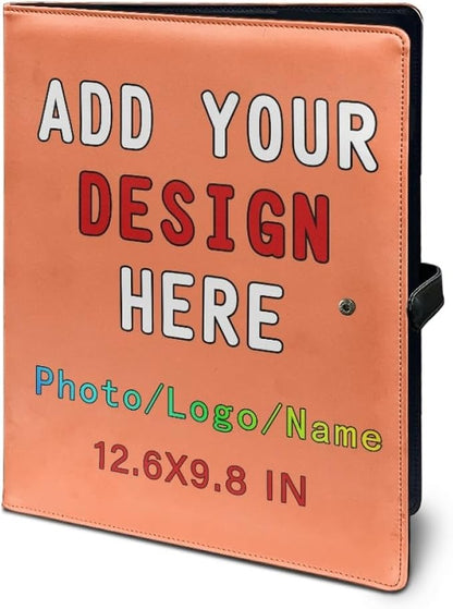 Personalized Padfolio Clipboard Folder Add Your Own Logo Text Text, Custom - Image 5