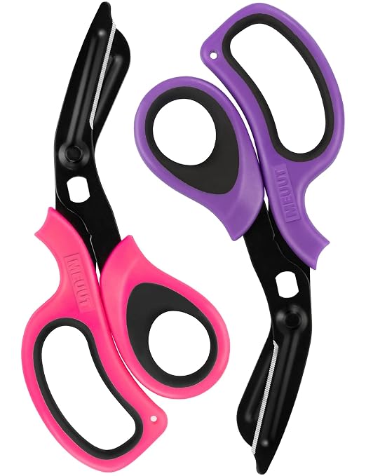 MEUUT 2 Pack Trauma Shears Patented Bandage Scissors by MEUUT