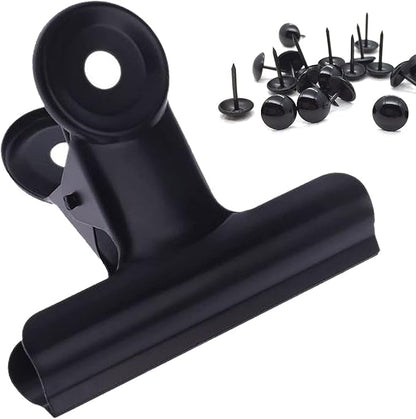 Bulldog Black Metal Binder Clips - Image 5