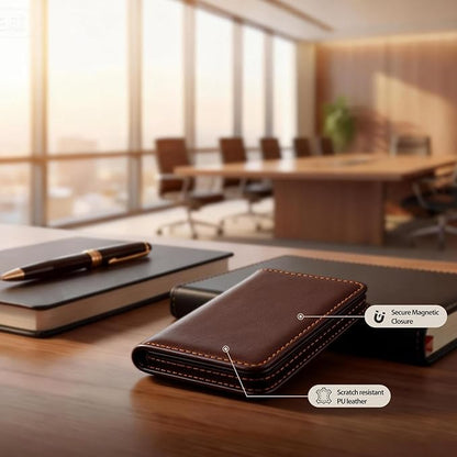 Business Card Holder PU Leather - Image 3