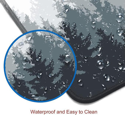 Gaming Mouse Pad Large, Keyboard Mouse Mat Desk Pad, Non-Slip Rubber Base - Image 5