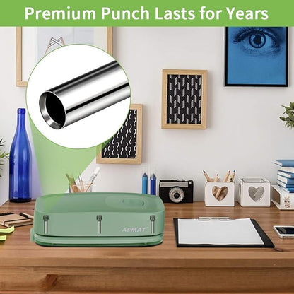 AFMAT Electric 3 Hole Punch, 20-Sheet 3 Hole Puncher - Image 4