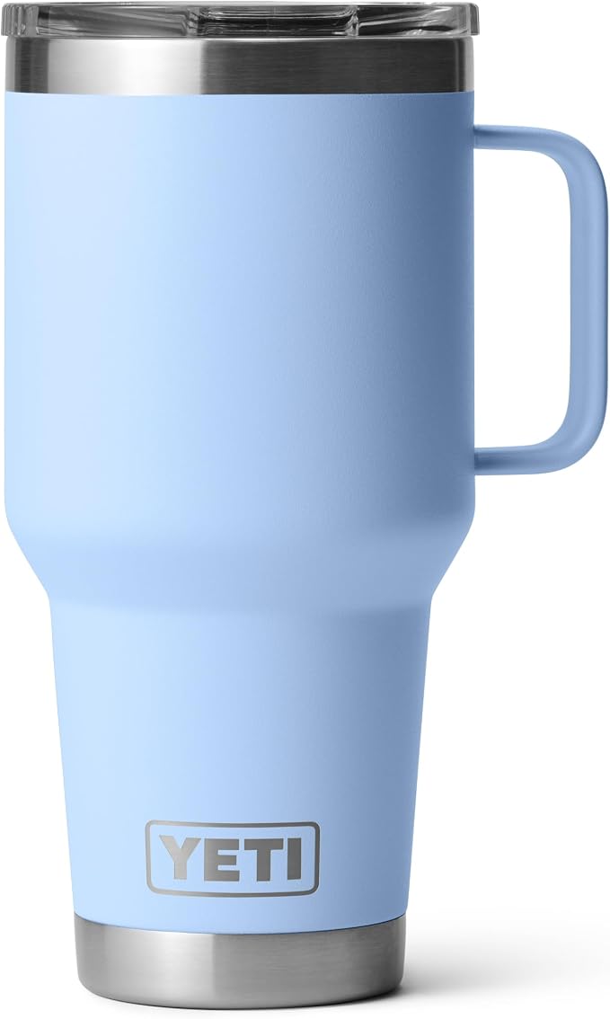 YETI Rambler 30 oz Travel Mug, Stainless Steel, Vacuum Insulated with Stronghold Lid by YETI