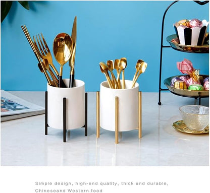 Gold pencil cup Sturdy metal frame - Image 7