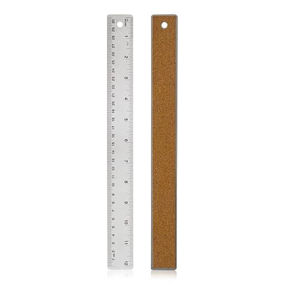 Stainless Steel Metal Ruler by Quasinch