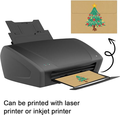 100 Packs 5x7 Kraft Envelopes, A7 Envelopes - Image 3