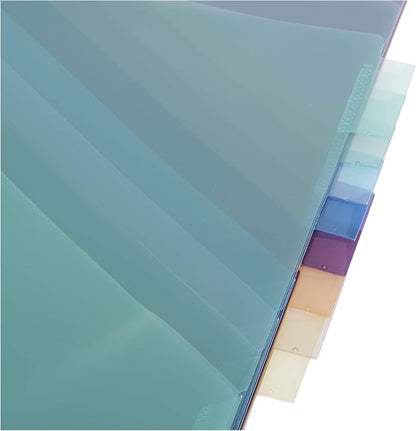 Amazon Basics Tab Dividers for 3 Ring Binder, Two Pocket, Letter Size, - Image 6
