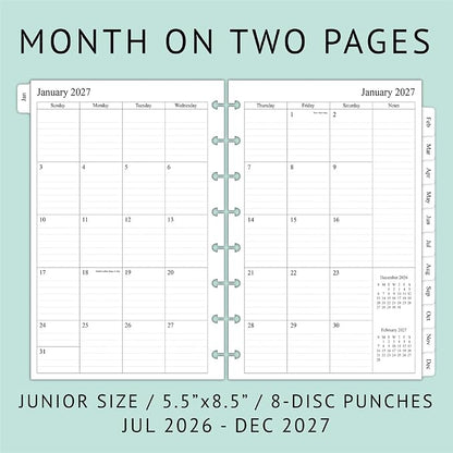 newestor 2026-2027 Monthly Planner Refill - Image 2