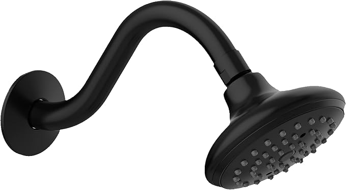 Design House Tub And Shower Faucet Set, Two-Handle Design, Water-Saving Efficiency, Easy-Install, Matte Black, 4-Pieces In Set, 595686 - Image 8