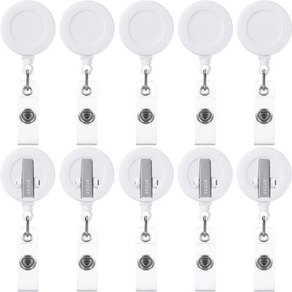 Zonon 50 Pcs Retractable Badge Holder Reels by Zonon