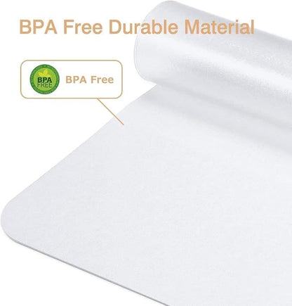 NATRKE Clear Desk Mat Pad, 27.6"x15.7" Large Transparent Computer Desk Mat - Image 5