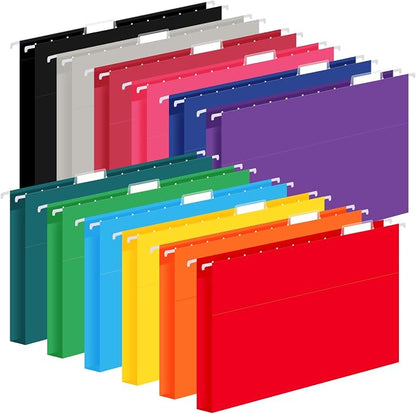 36 Pack Hanging File Folders, Letter Size by WEMEMORN