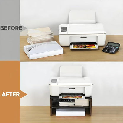2 Tier Desktop Printer Stand, for Fax Machine, Home Office - Image 3