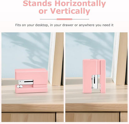 Mini Stapler - Small Cute Desk Staplers - 25 Sheet Capacity - Image 2
