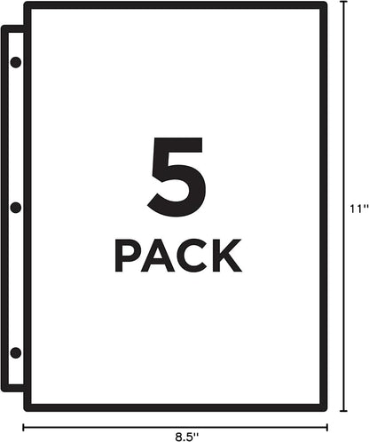 Avery Binder Pockets for 3 Ring Binders, for 8.5" x 11" Documents, Acid-Free - Image 8