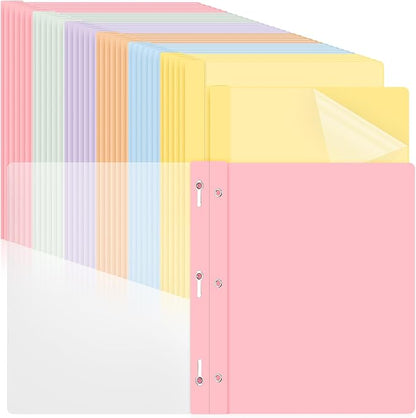 Feifeiya 48 Pack Plastic Report Covers by Feifeiya