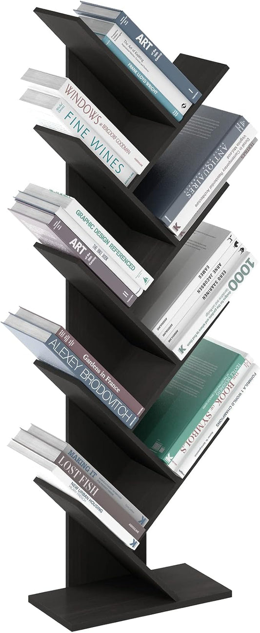 Furinno TREE Book Shelf, 9-Tier Bookshelf, Tree Bookcase by Furinno-FitsYourSpaceFitsYourBudget