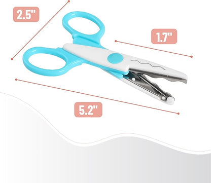 Mr. Pen- Craft Scissors Decorative Edge, 6 Pack, Scrapbooking - Image 3