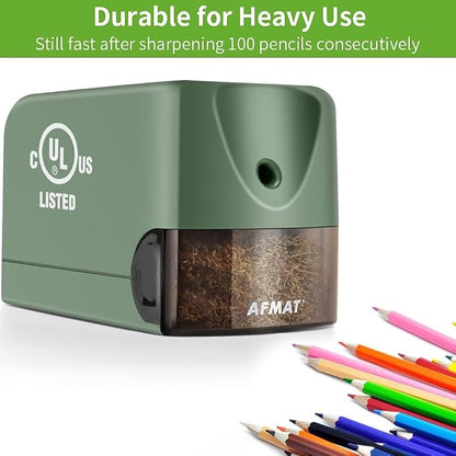 AFMAT 4 Pack Electric Pencil Sharpener, Heavy Duty Pencil Sharpener - Image 4