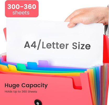 13 Pocket Accordion File Organizer - Image 5