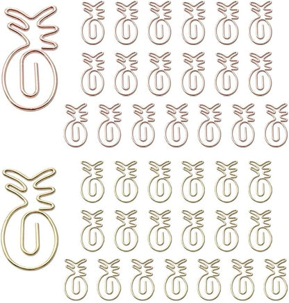 OWLFAVO 40pcs Pineapple Shape Paper Clips by OWLFAVO