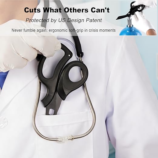 MEUUT 2 Pack Medical Scissors Trauma Shears - Image 5