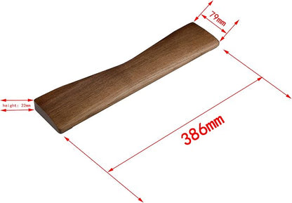 Ergonomic Wooden Wrist Rest Solid Wood Walnut - Image 2